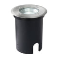 LED bakkespot Scotty 3 svingbar rustfritt stål forfra