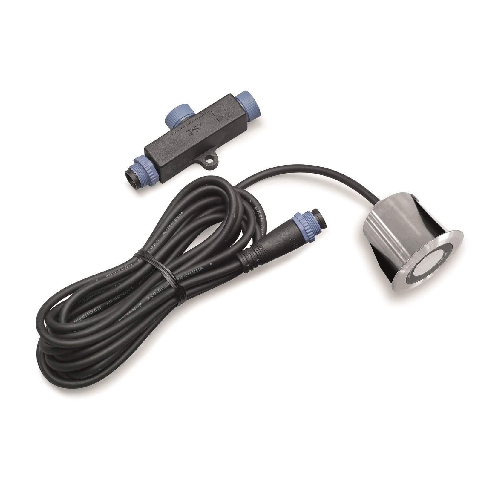 LED bakkespot Set mini rustfritt stål Ø5 cm 1W IP68 fra dot-spot i bruk