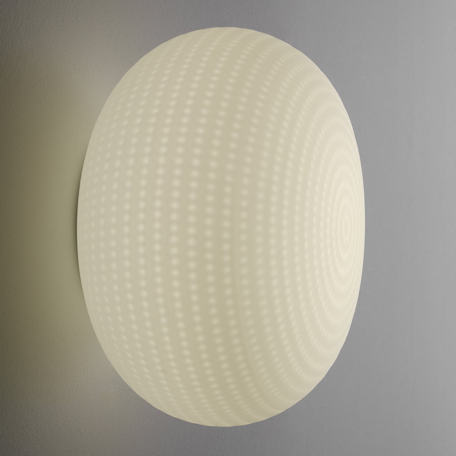 LED vegg- og taklampe Bianca dimbar Ø30 cm - Fontana Arte forfra