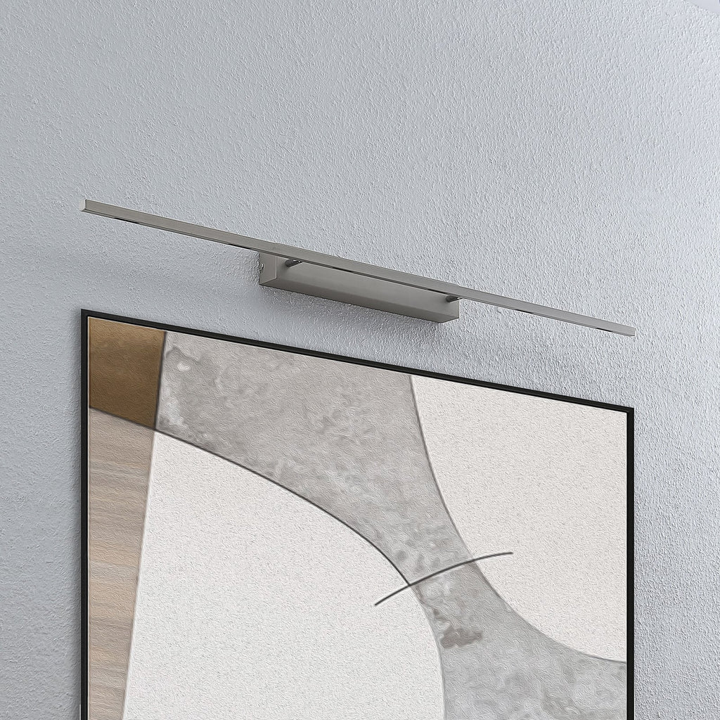 LED bildelampe Alexis dimbar matt nikkel 118 cm bakside