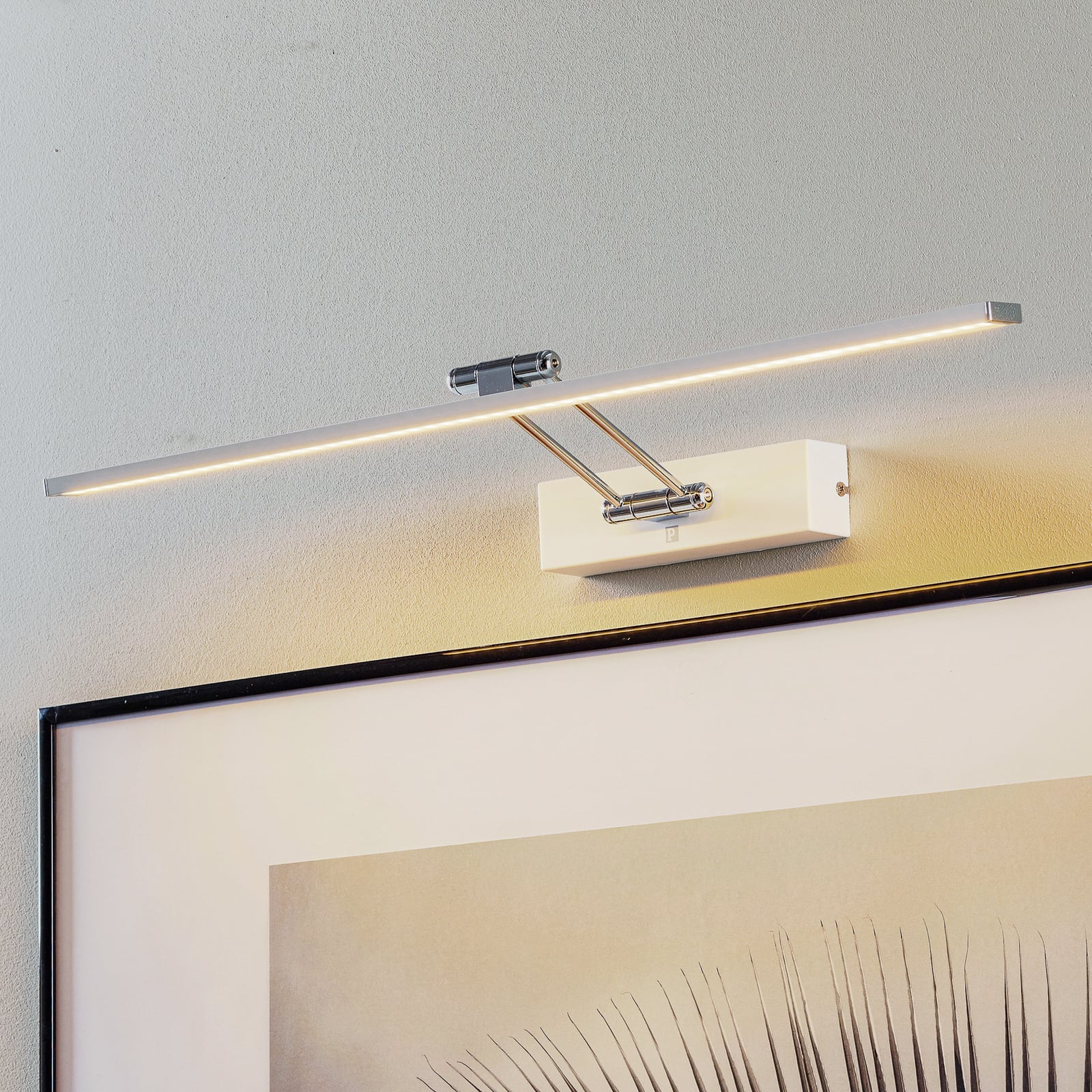 LED bildelampe Beam Sixty hvit 58,5 cm 11W varmhvit forfra