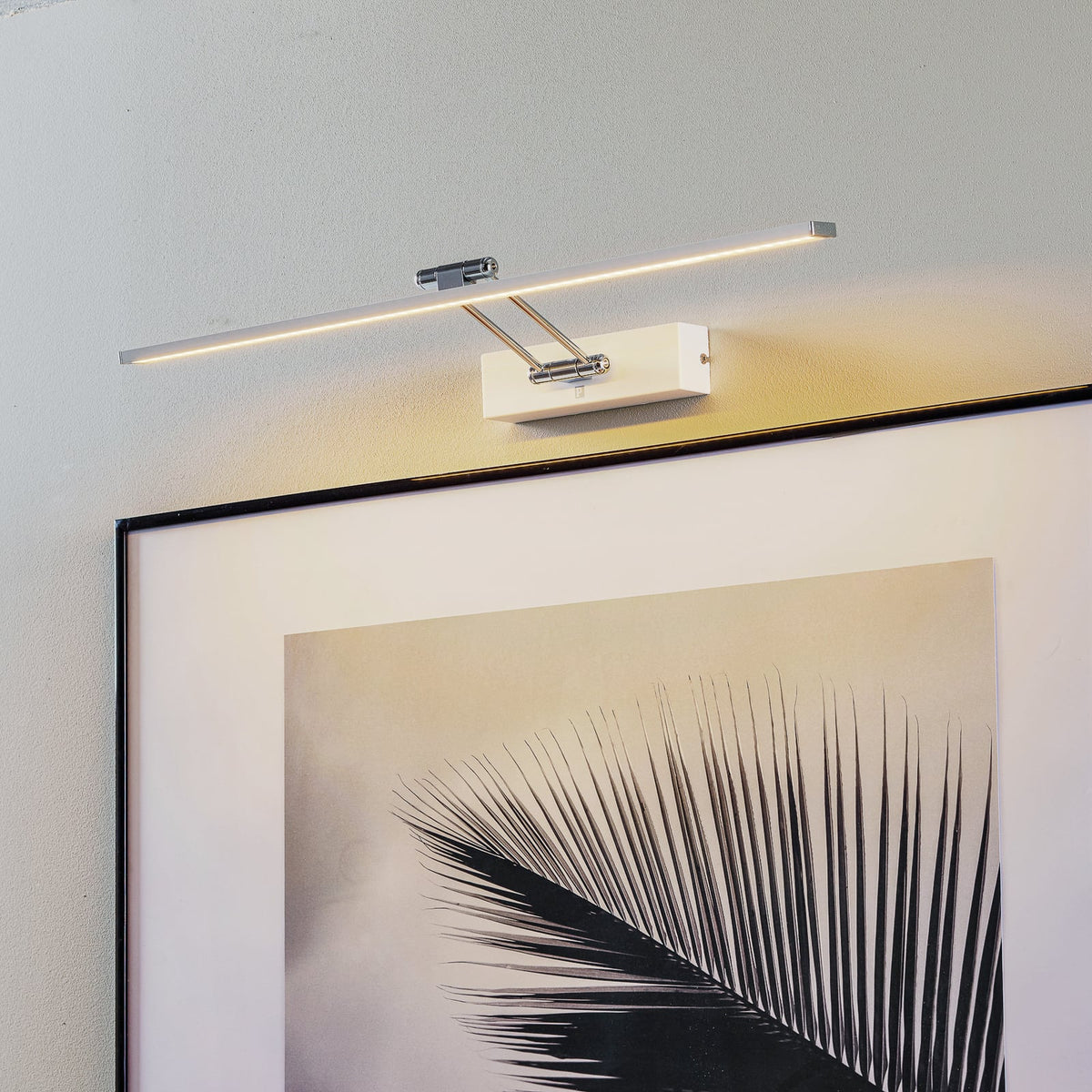 LED bildelampe Beam Sixty hvit 58,5 cm 11W varmhvit bakside
