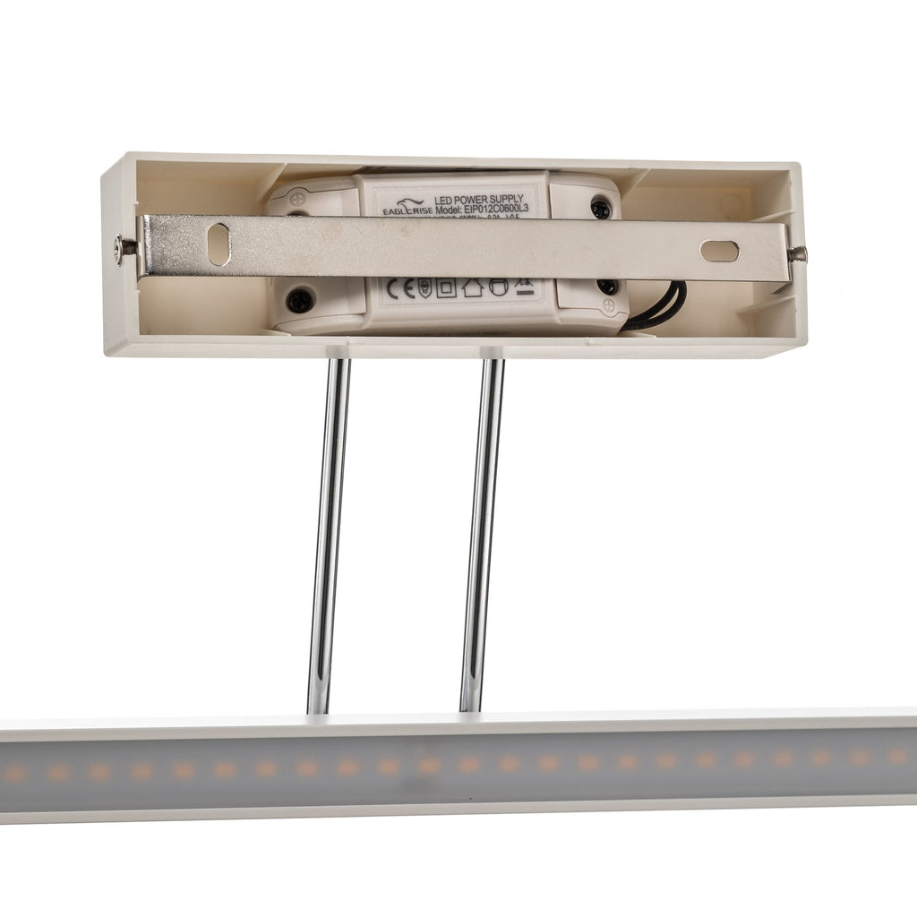 LED bildelampe Beam Sixty hvit 58,5 cm 11W varmhvit lysdetalj
