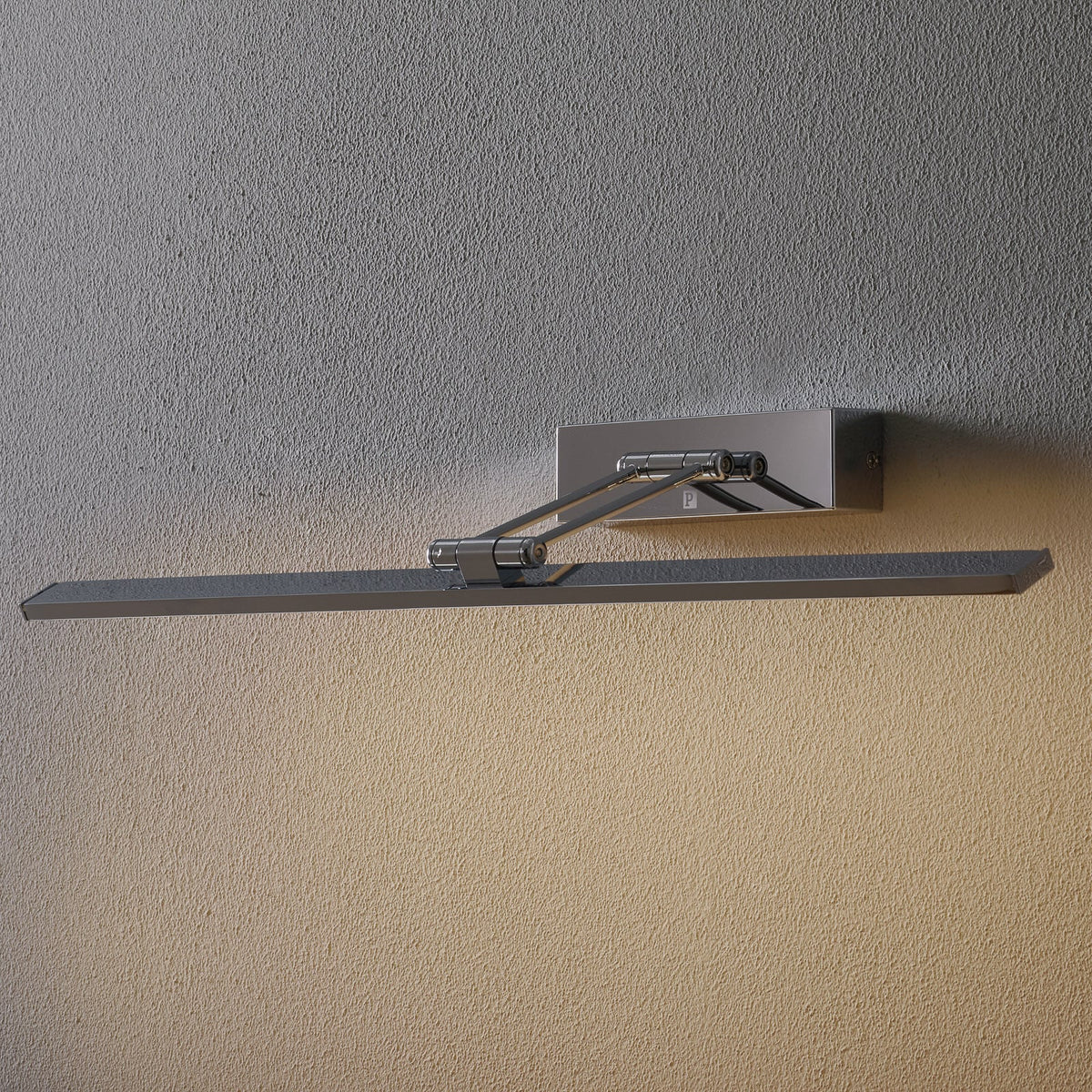 LED bildelampe Beam Sixty krom 58,5 cm 11W forfra