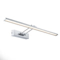 LED bildelampe Beam Sixty nikkel 58,5 cm 11W varmhvit forfra