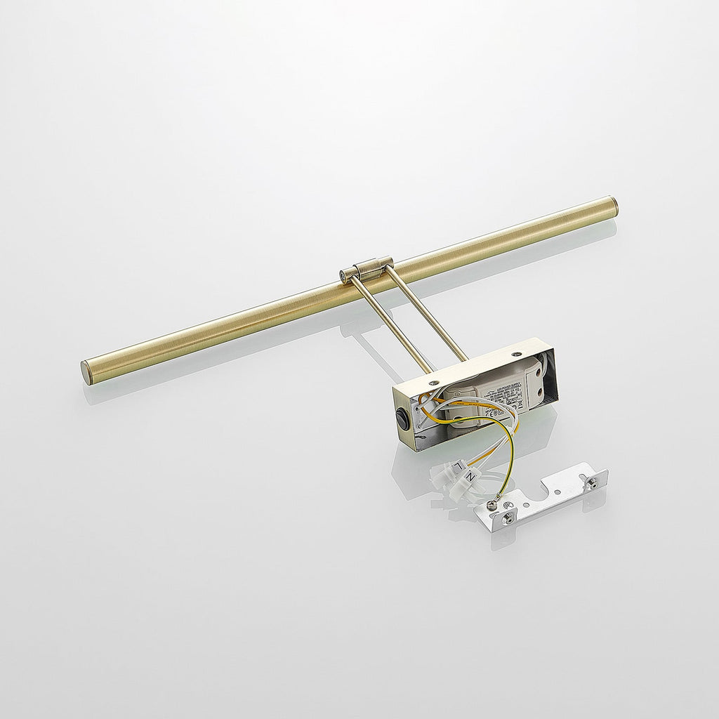 LED bildelampe Dimitrij messing 54 cm design og finish