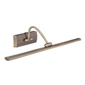 LED bildelampe Head justerbart hode antikk messing 38 cm fra Searchlight