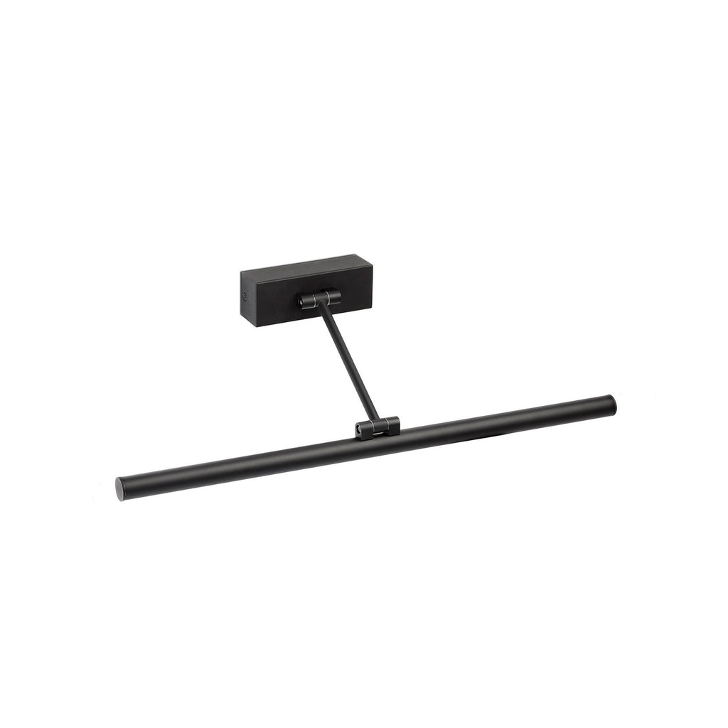 LED bildelampe Magritte 450 svart aluminium forfra