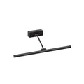 LED bildelampe Magritte 450 svart aluminium forfra