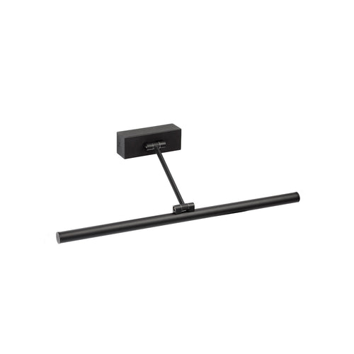 LED bildelampe Magritte 450 svart aluminium forfra