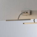 LED bildelampe Matisse dimbar sølv forfra