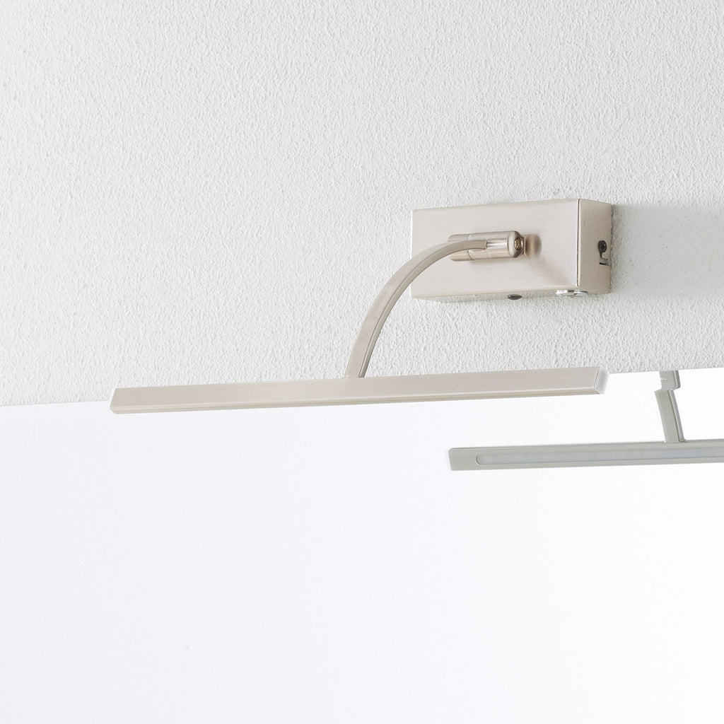 LED bildelampe Matisse dimbar sølv bakside