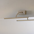 LED bildelampe Matisse dimbar sølv 45 cm 8W forfra