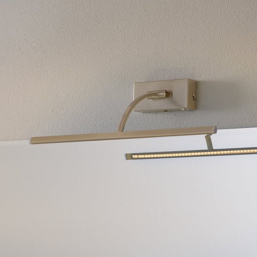 LED bildelampe Matisse dimbar sølv 45 cm 8W forfra