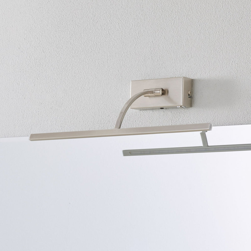 LED bildelampe Matisse dimbar sølv 45 cm 8W bakside