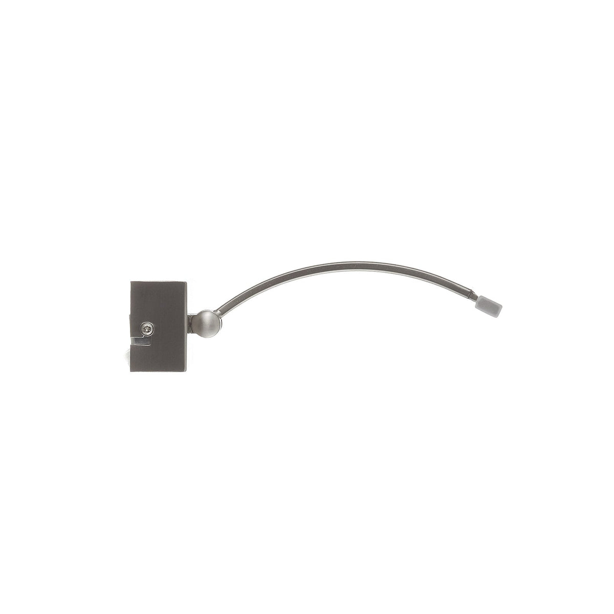 Montert LED bildelampe Matisse dimbar sølv 45 cm 8W på vegg