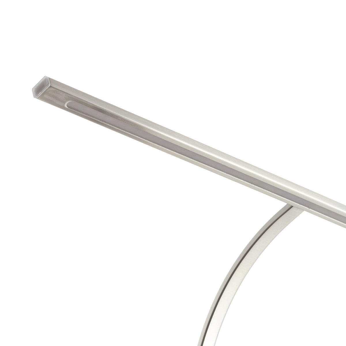 Nærbilde av dimmer på LED bildelampe Matisse dimbar sølv 45 cm 8W