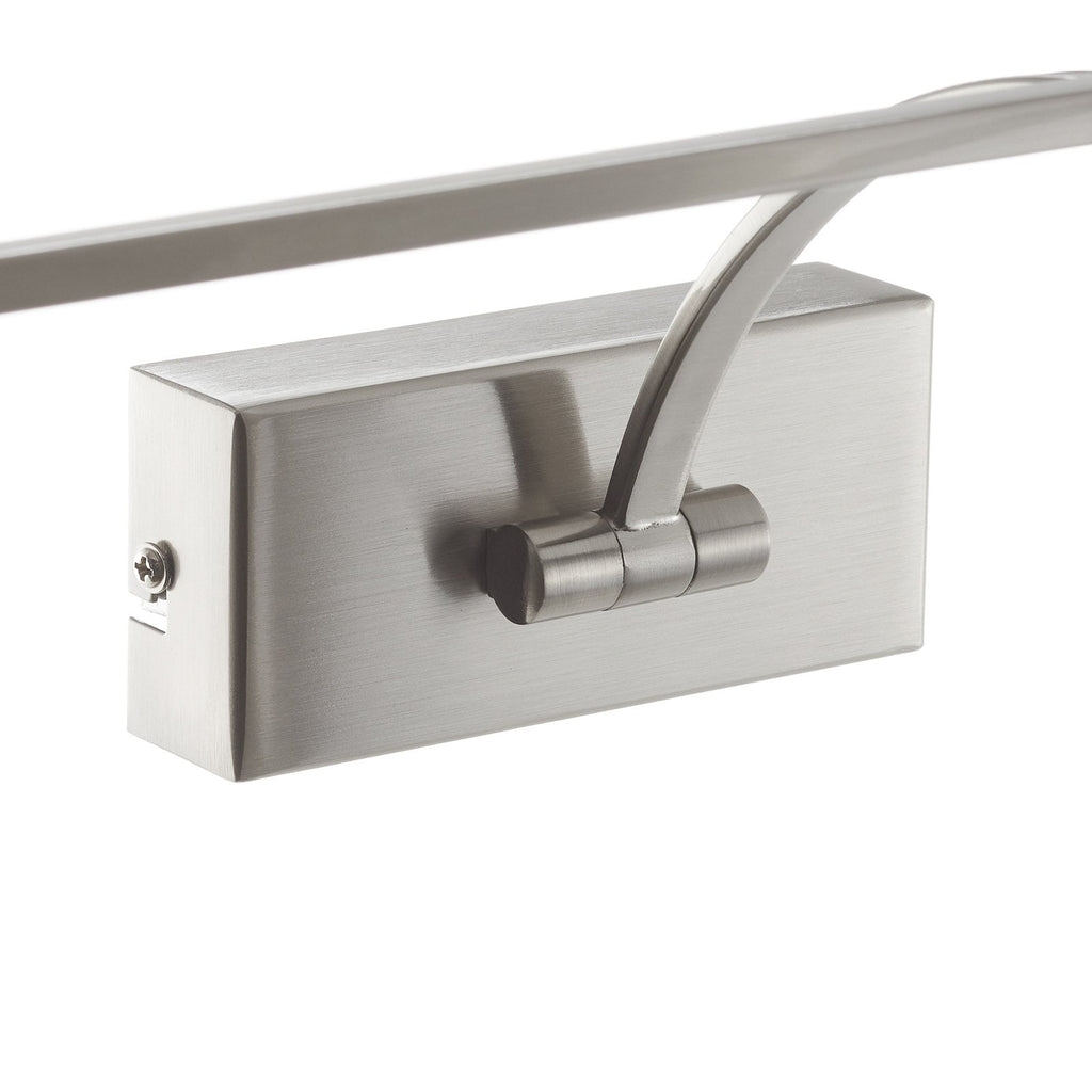 Bevegelig arm på LED bildelampe Matisse dimbar sølv 45 cm 8W