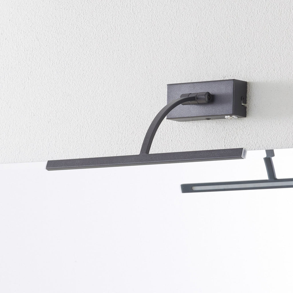 Bakside av LED bildelampe Matisse dimbar svart 34 cm
