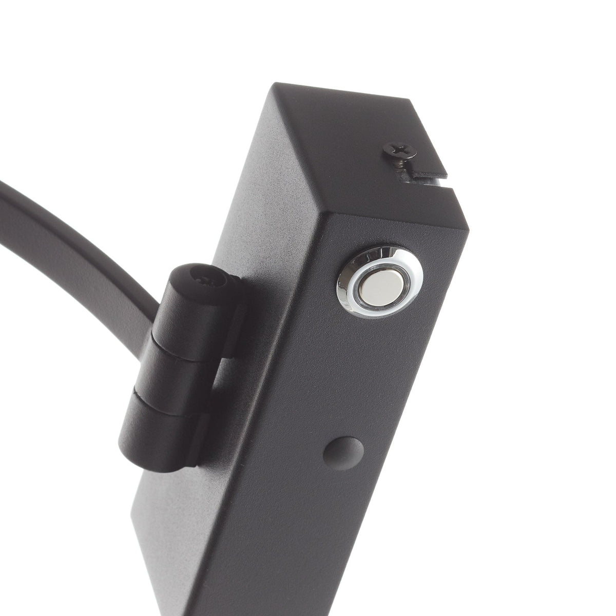 Sideprofil av LED bildelampe Matisse dimbar svart 34 cm