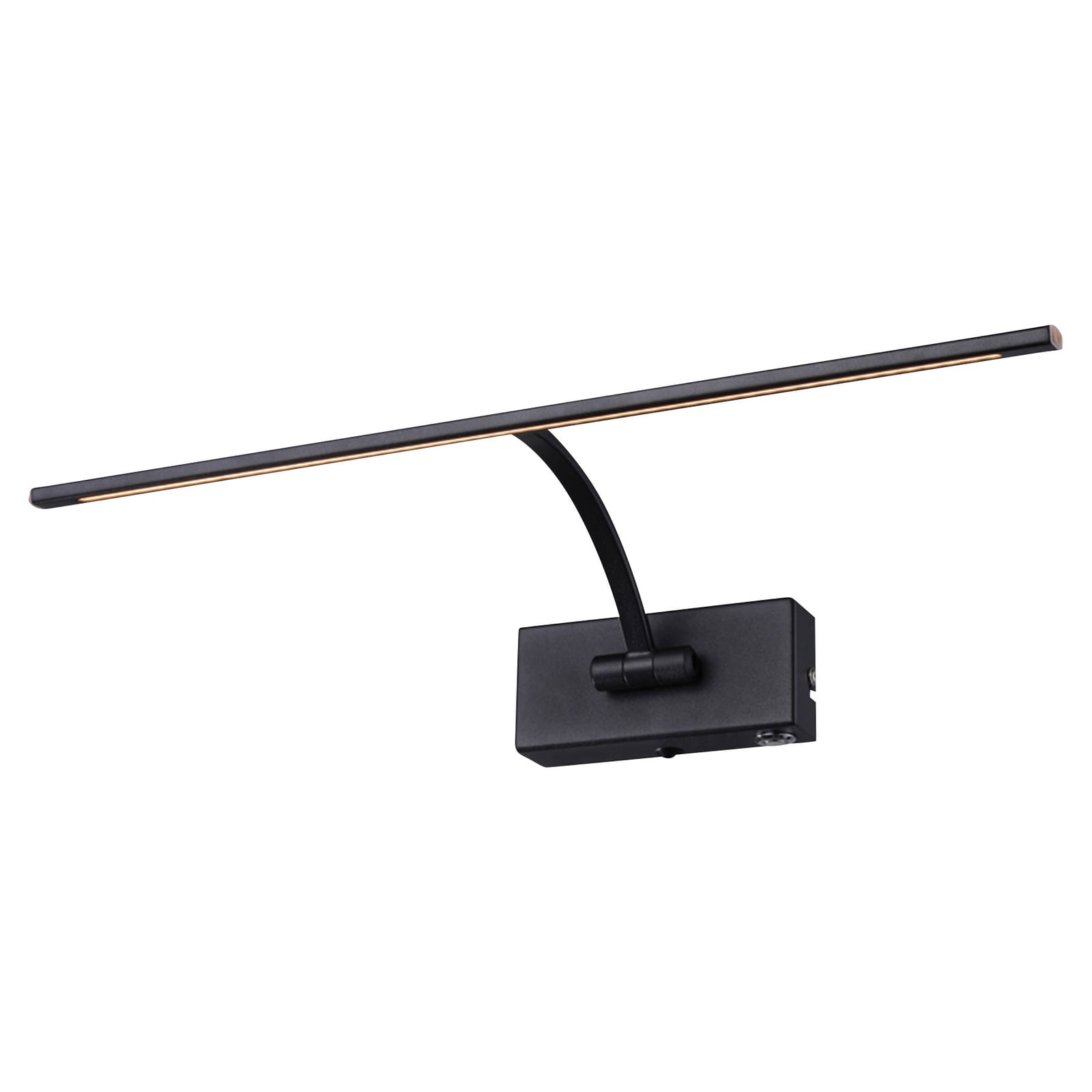 LED bildelampe Matisse dimbar svart 45 cm forfra