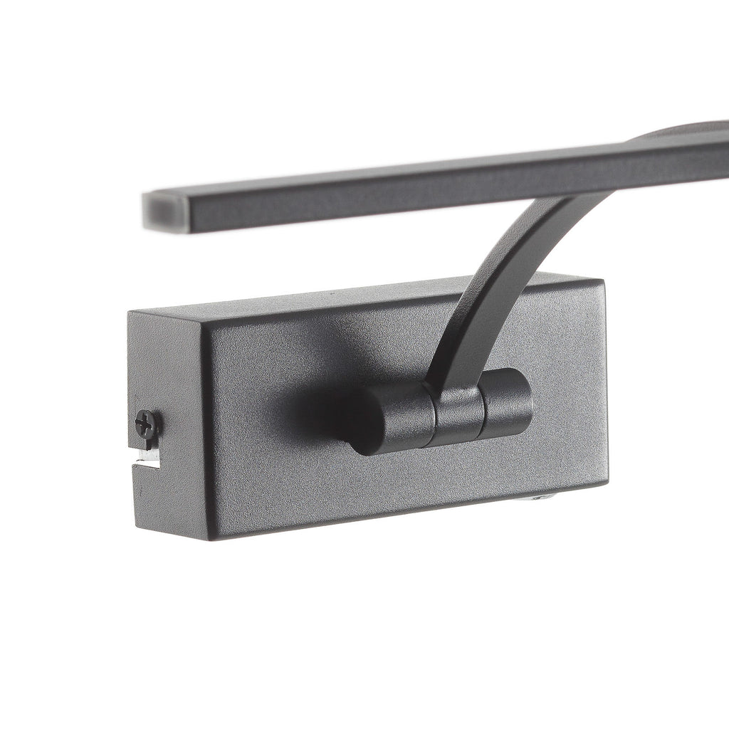 LED bildelampe Matisse dimbar svart 45 cm nærbilde arm