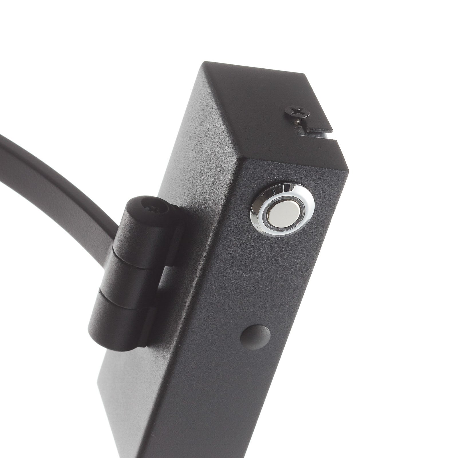 LED bildelampe Matisse dimbar svart 45 cm lysdetalj