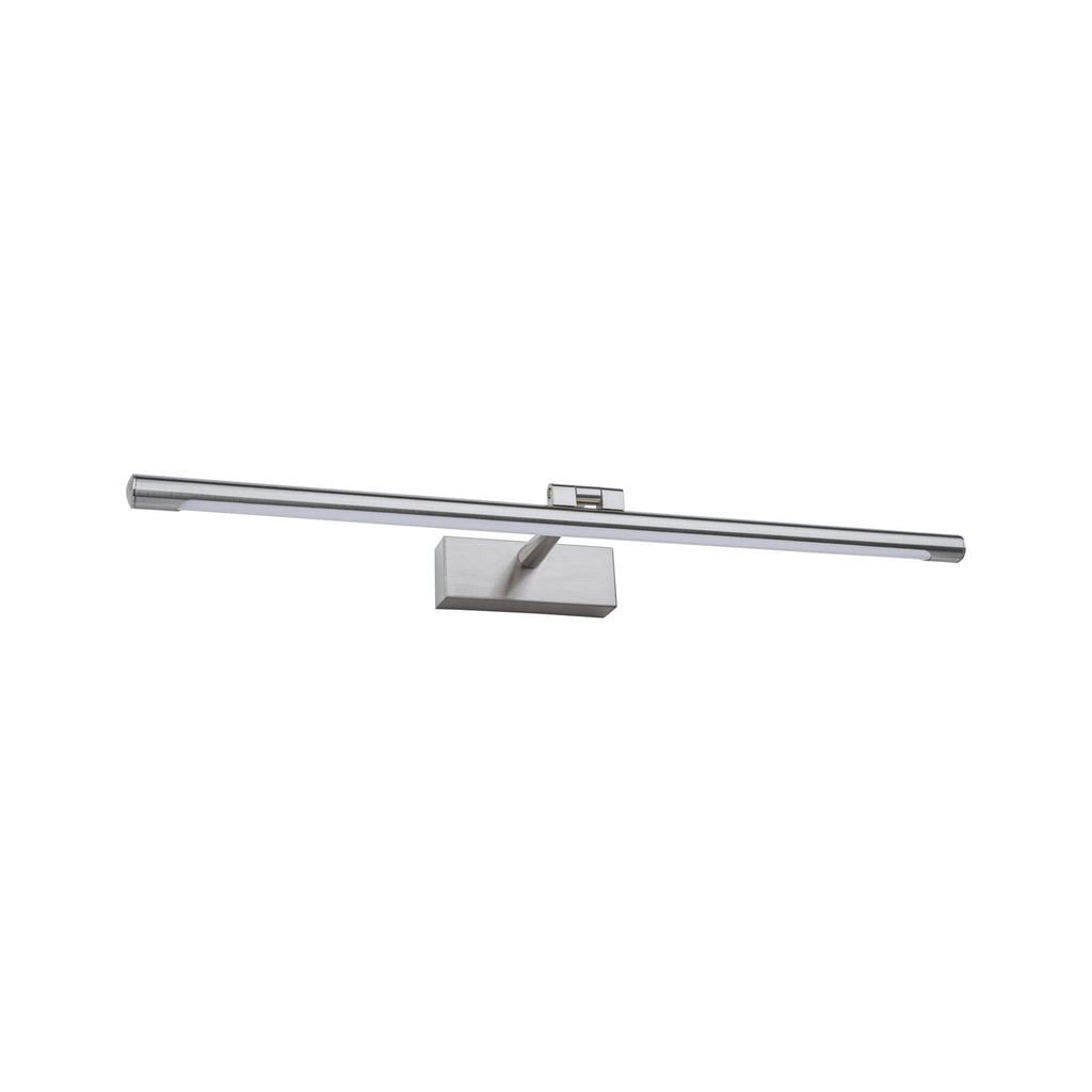 LED bildelampe Mingo børstet aluminium 61,5 cm 11W detalj