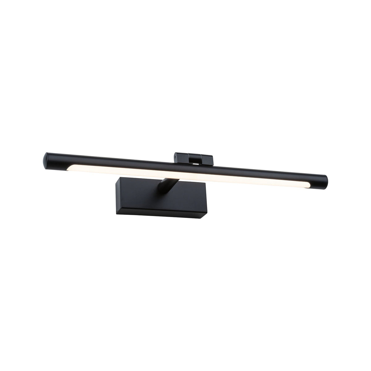 LED bildelampe Mingo svart 41,5 cm detalj