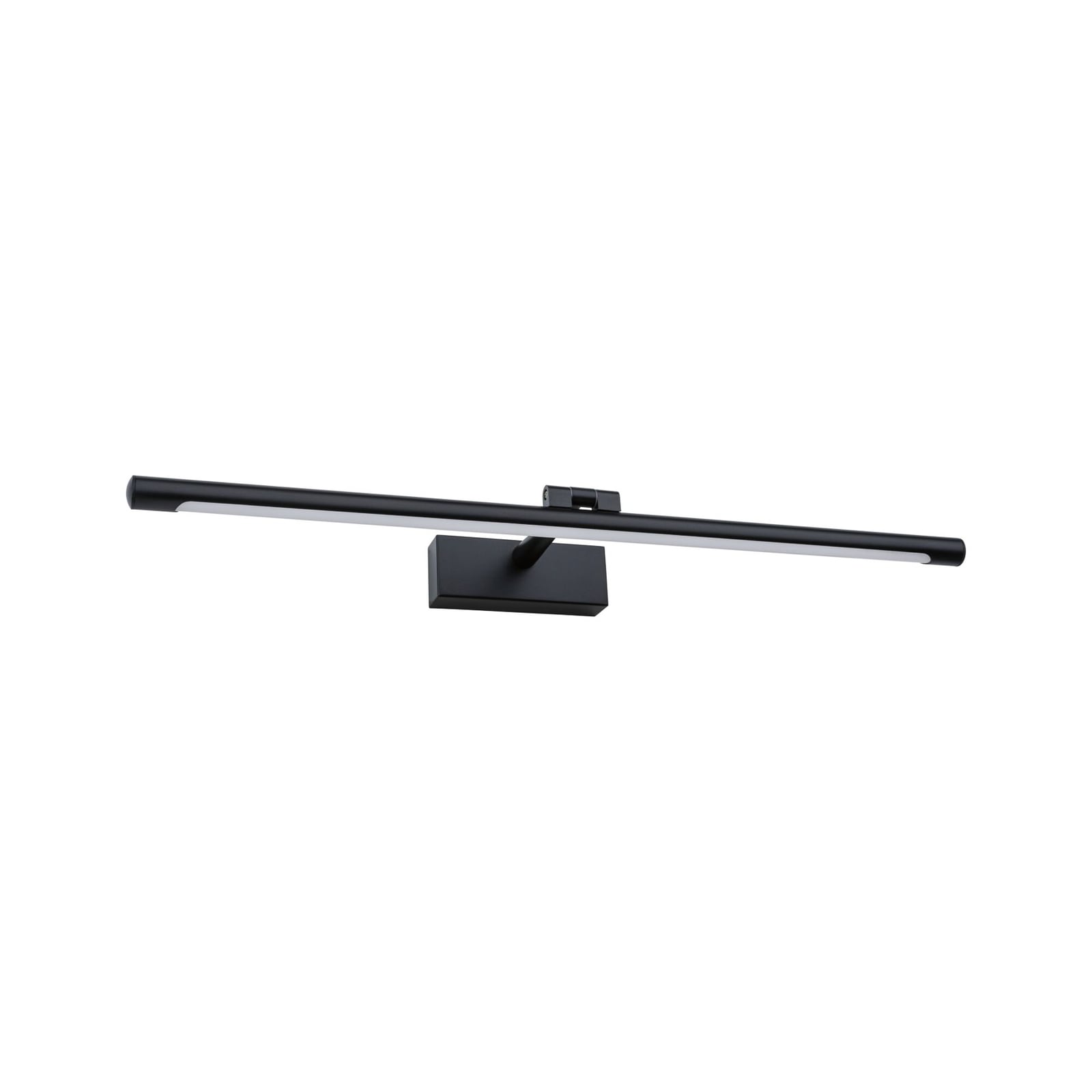 LED bildelampe Mingo svart 61,5 cm 11W varmhvit montert på vegg
