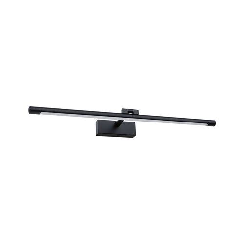 LED bildelampe Mingo svart 61,5 cm 11W varmhvit montert på vegg