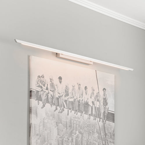 LED bildelampe Niara dimbar CCT aluminium 168 cm forfra