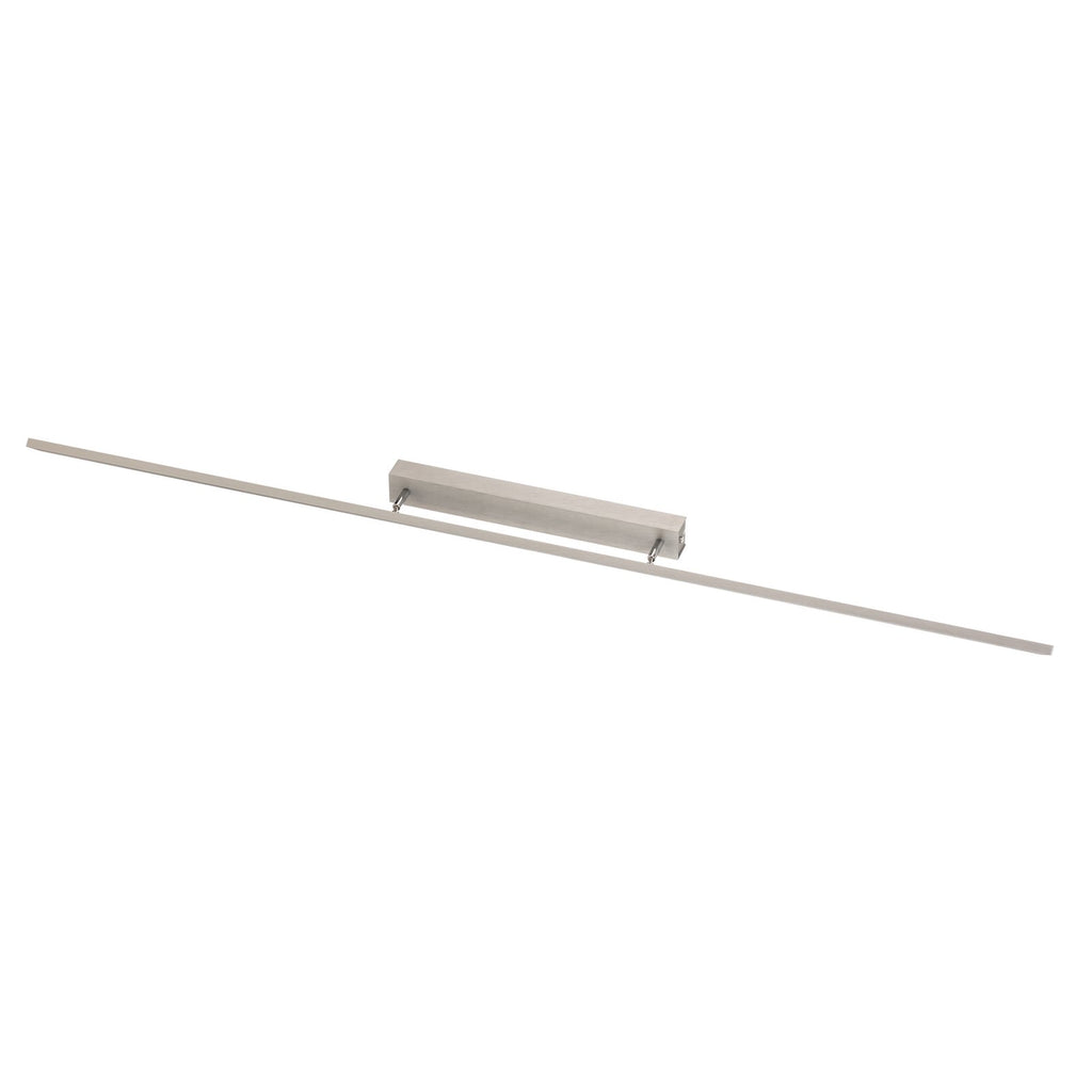 Nærbilde av armatur og materiale på LED bildelampe Niara dimbar CCT aluminium 168 cm
