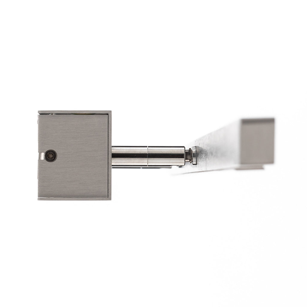 Sideprofil av LED bildelampe Niara dimbar CCT aluminium 168 cm