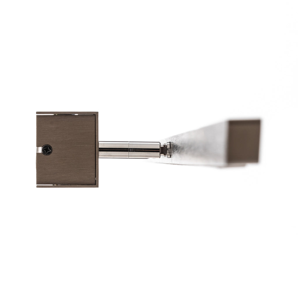 LED bildelampe Niara dimbar CCT bronse bryter og dimmer