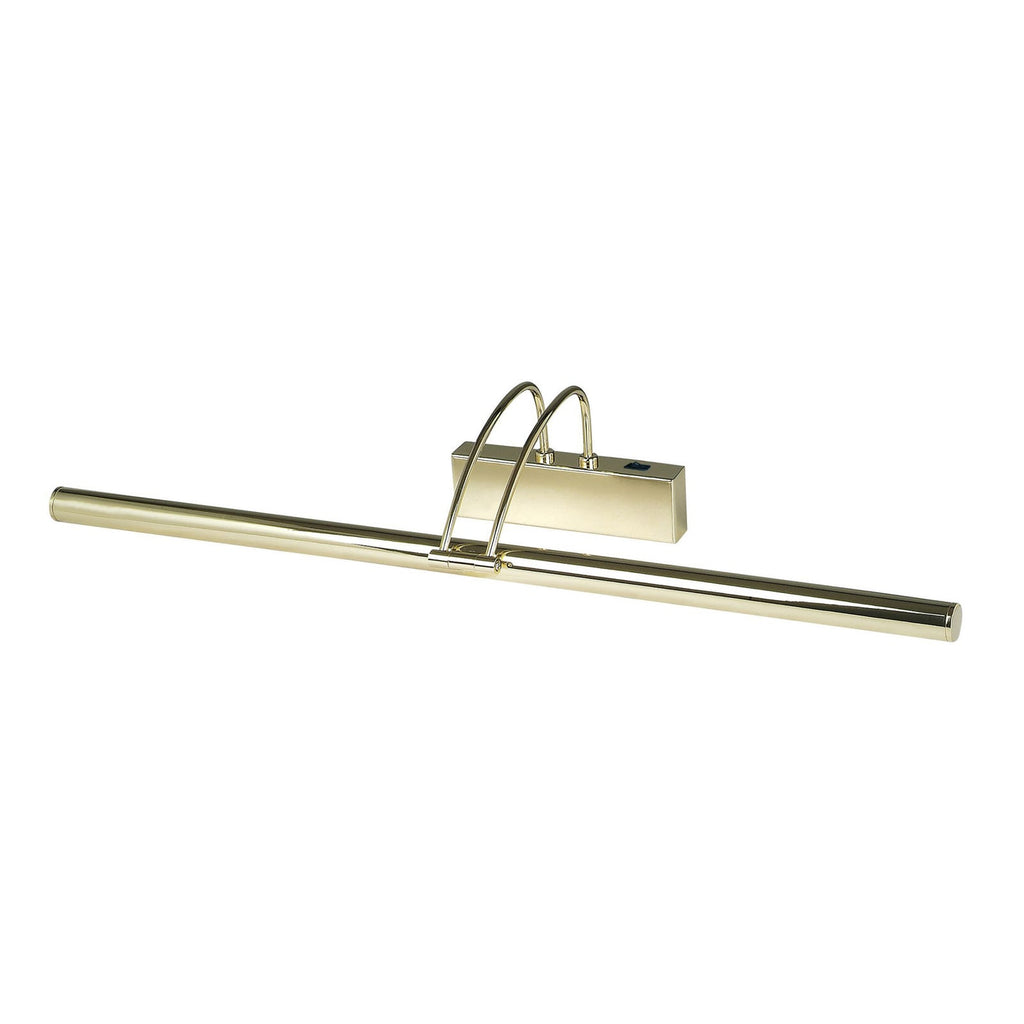 LED bildelampe Piktura polert messing 68 cm lysdetalj