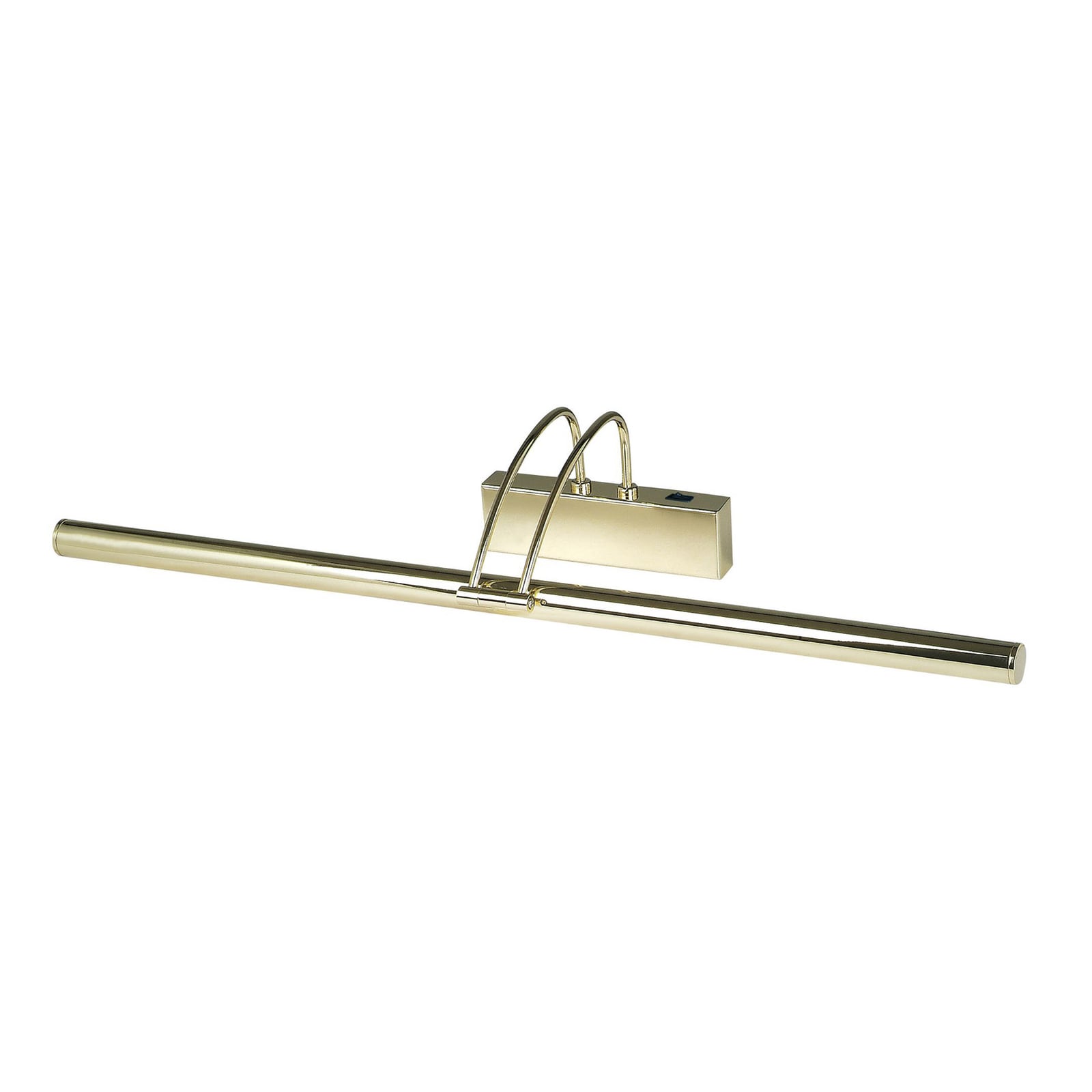 LED bildelampe Piktura polert messing 68 cm lysdetalj