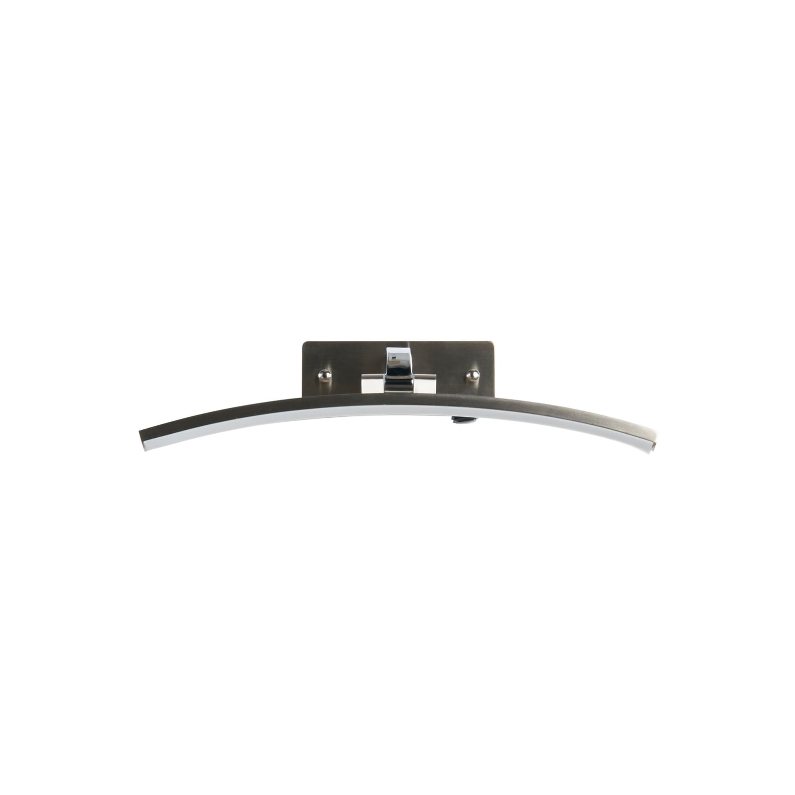 LED bildelampe Santorini krom med bryter 40 cm 8W bakside
