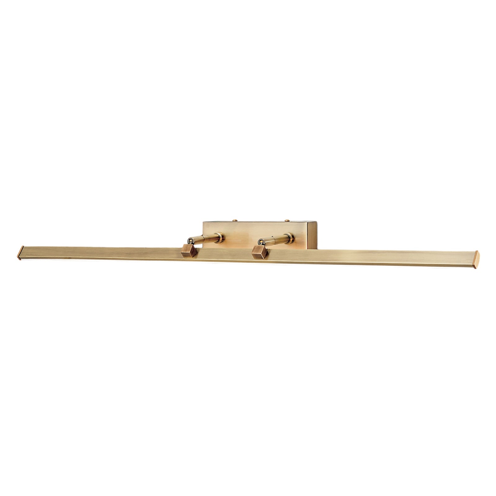 LED bildelampe Suren altmessing 79,5 cm 15W varmhvit justerbar arm