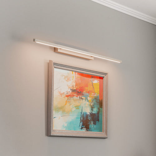 LED bildelampe Talon dimbar CCT aluminium 118 cm forfra