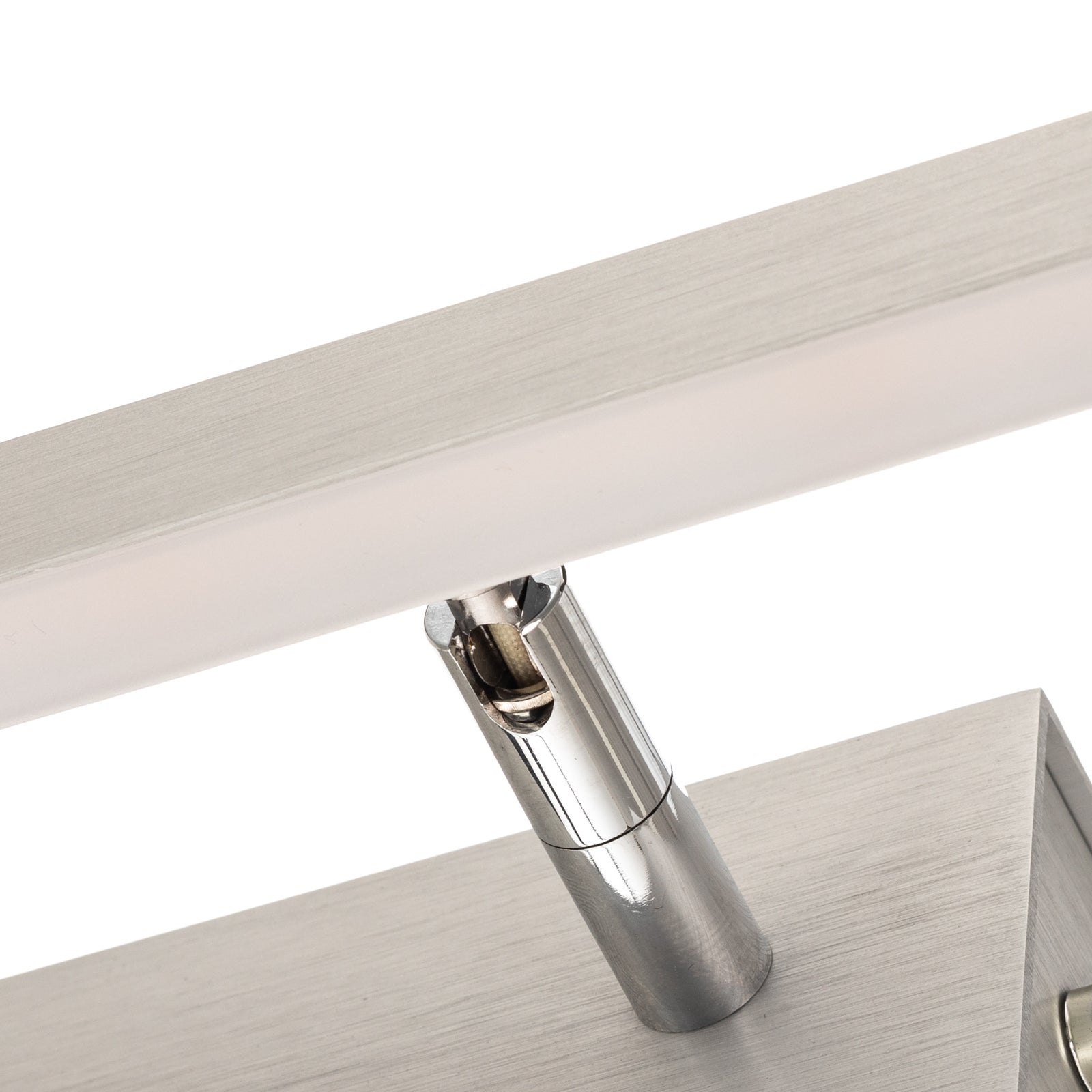 LED bildelampe Talon dimbar CCT aluminium 118 cm aluminiumsoverflate