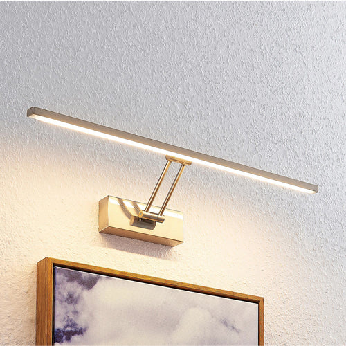 LED bildelampe Thibaud matt nikkel bakside