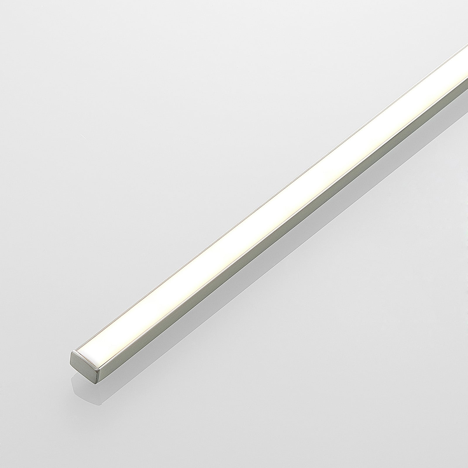 LED bildelampe Thibaud matt nikkel aluminium 84 cm lysvinkel
