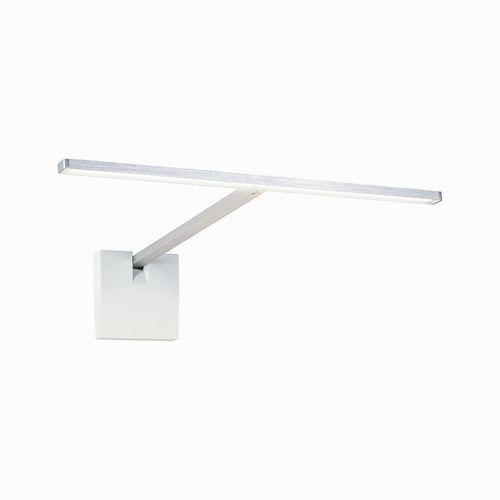 LED bildelampe Xana dimbar børstet aluminium 35 cm bakside