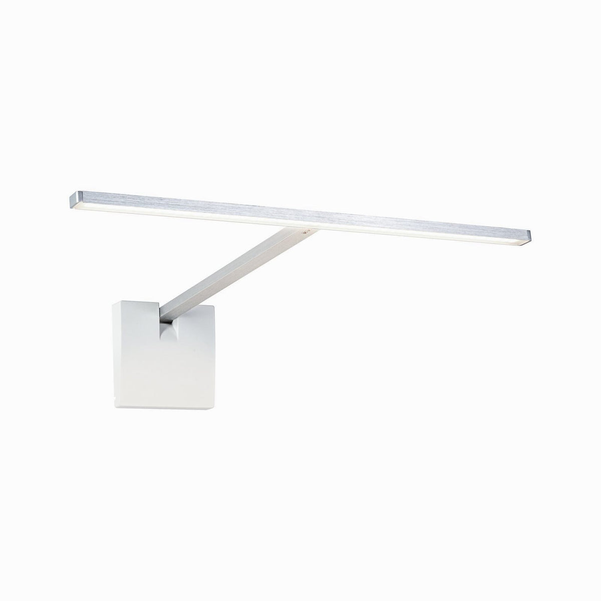 LED bildelampe Xana dimbar børstet aluminium 35 cm bakside