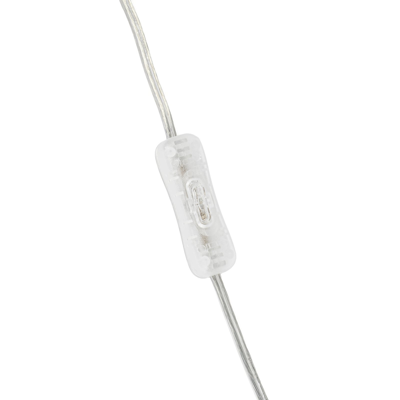 LED bord-/vegglampe Fjora dimbar oransje/krom Ø30 cm kabel og bryter