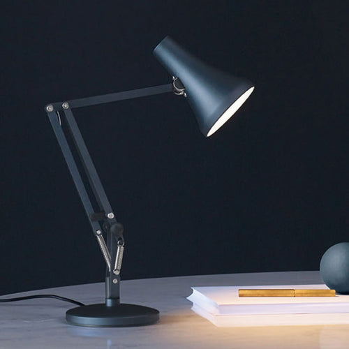 LED bordlampe 90 Mini Mini dimbar stålblå forfra