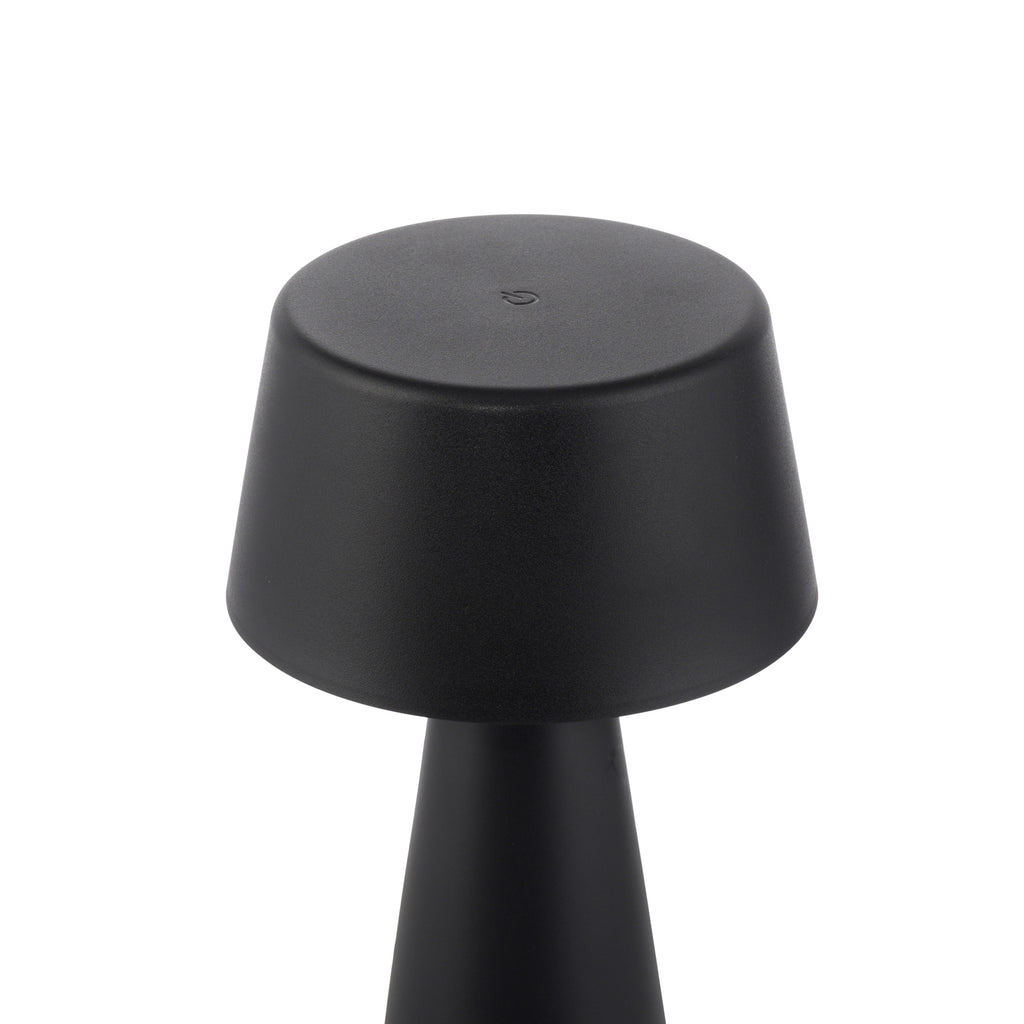 LED bordlampe Abera dimbar svart IP54 bakside