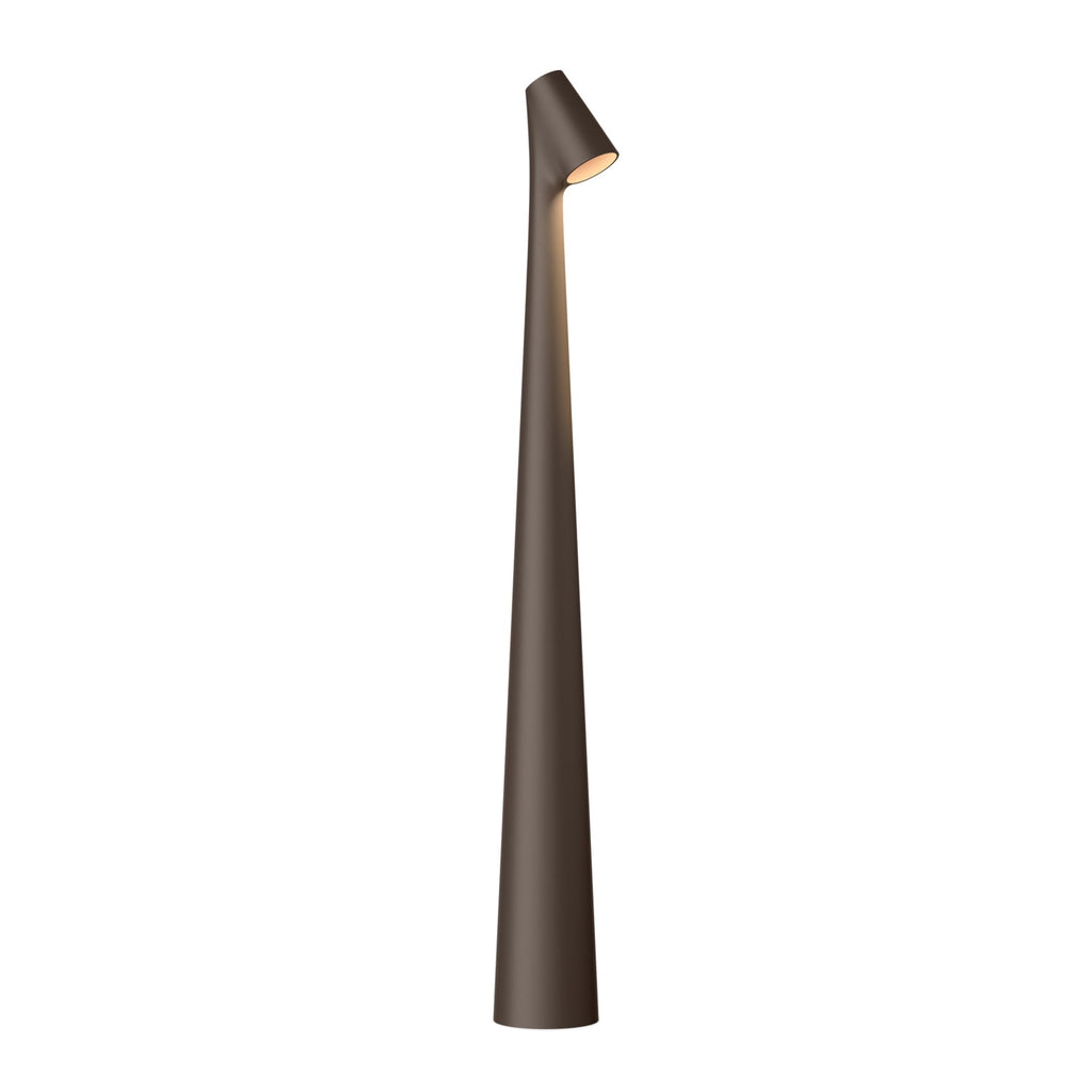 LED bordlampe Africa oppladbar aluminium 45 cm dimbar forfra