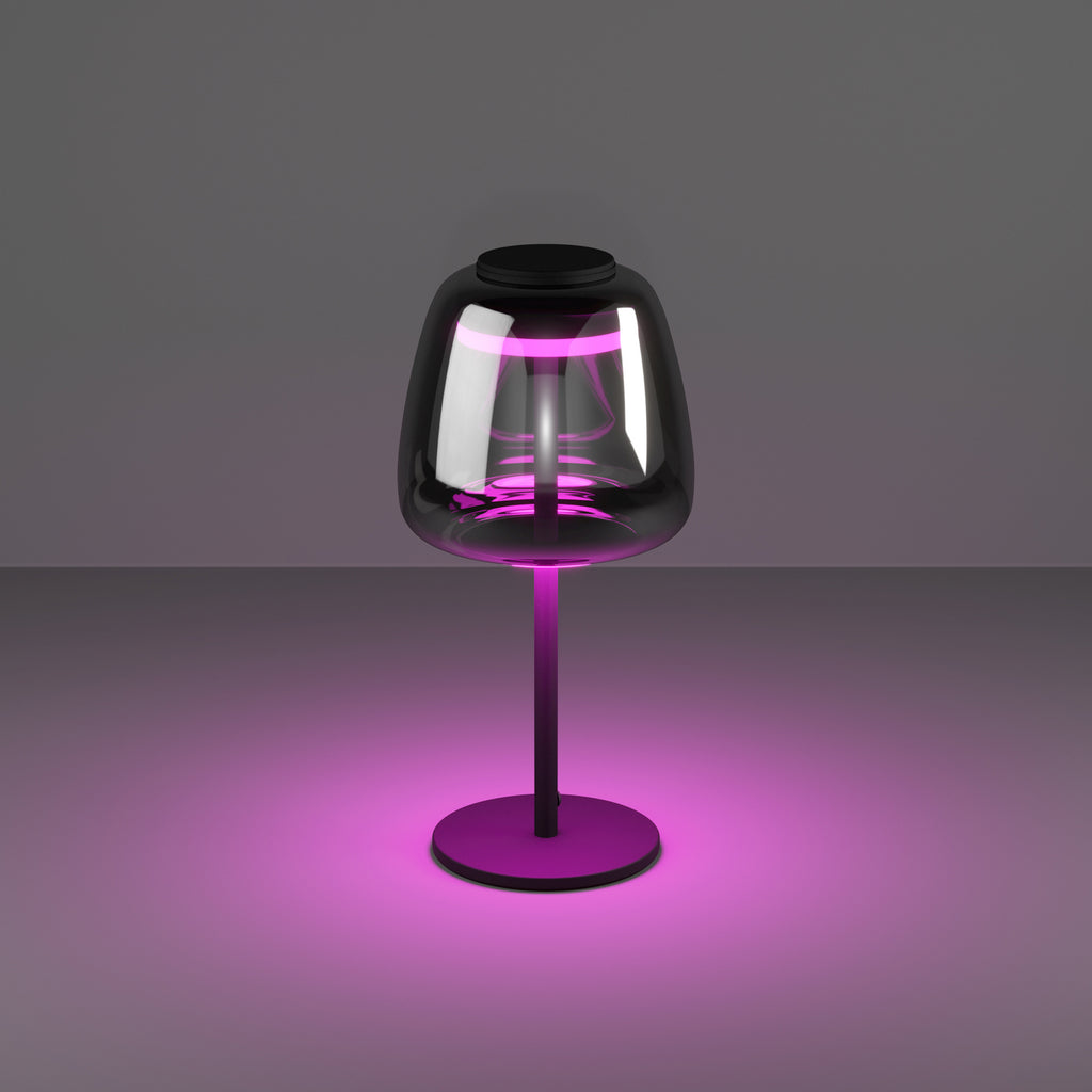 LED bordlampe Alfero-Z med smart home kompatibilitet og Bluetooth